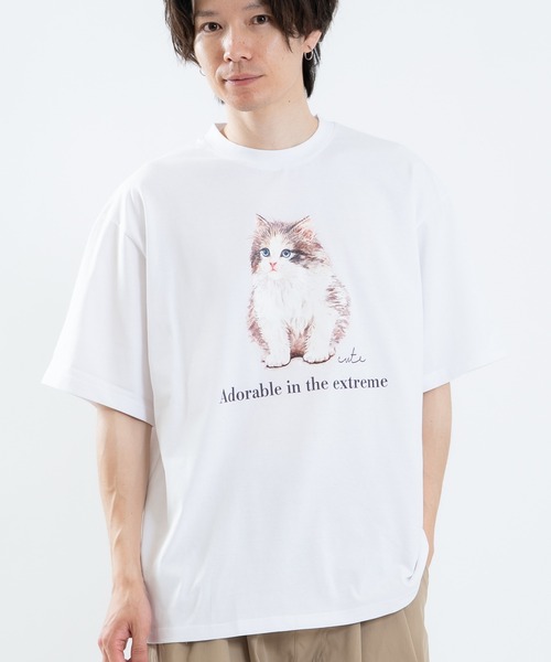 improves（インプローブス）の「シルキータッチ プリント 半袖Tシャツ（Tシャツ/カットソー・メンズ・ホワイト/ホワイト系/ホワイト系4/ホワイト系3/ホワイト系6/ブラック系3/ホワイト系1/ホワイト系5/ホワイト系2/ブラック系2/ブラック系5/ブラック系4/ブラック系6・MEDIUM/LARGE/X-LARGE）」の22枚目の写真
