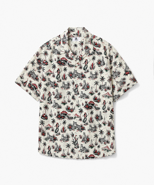Hawaiian рубашка Aloha Ireland Aibori men’s — модель Redies