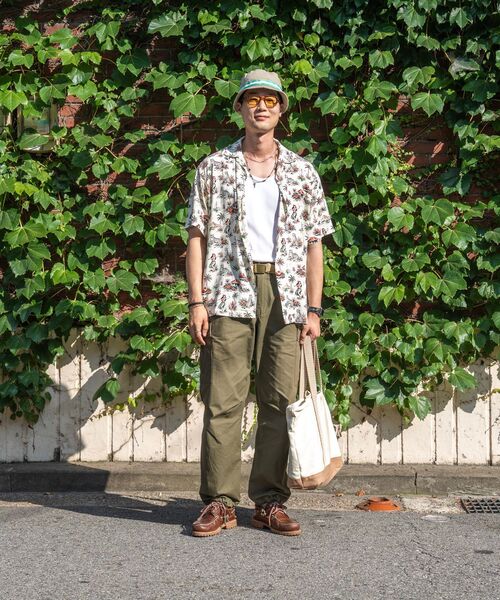 THESHIRTHOUSE(ザシャツハウス)の「ハワイアンシャツ アロハアイランド アイボリー メンズ レディース(シャツ/ブラウス・レディース・ホワイト・1/2/3)」の3枚目の写真