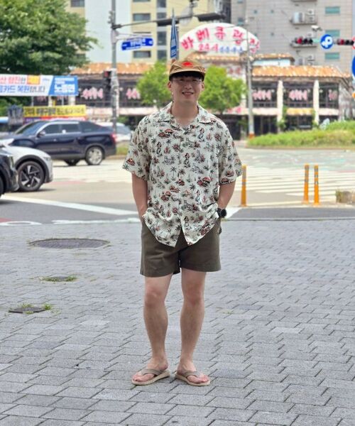 THESHIRTHOUSE(ザシャツハウス)の「ハワイアンシャツ アロハアイランド アイボリー メンズ レディース(シャツ/ブラウス・レディース・ホワイト・1/2/3)」の4枚目の写真