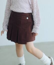 green label relaxing | ツイル アシメ キュロット / キッズ 100cm-160cm(スカート)