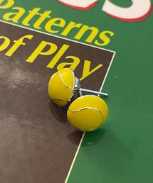 KIWI BUT SPORTY（キウィ バット スポーティー）の「tennis ball pierces（ピアス（両耳用））」