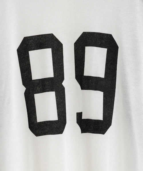 LOWRYS FARM(ローリーズファーム)の「【前後着用可能】シアーナンバリングTLS 1063338(Tシャツ/カットソー・レディース・ライトブルー/オフホワイト・FREE)」の21枚目の写真