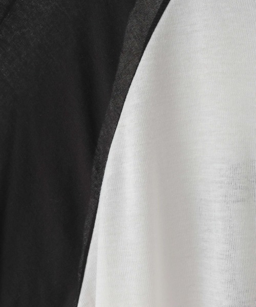LOWRYS FARM(ローリーズファーム)の「【前後着用可能】シアーナンバリングTLS 1063338(Tシャツ/カットソー・レディース・ライトブルー/オフホワイト・FREE)」の22枚目の写真