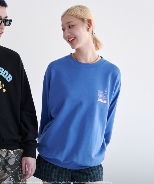 Ha-Li-C STORE(ハリックストア)の「【スポンジ・ボブ】発砲ロゴスウェット(スウェット・メンズ・ブラック/ライトグレー/ブルー/レッド・LARGE/X-LARGE/MEDIUM)」の8枚目の写真