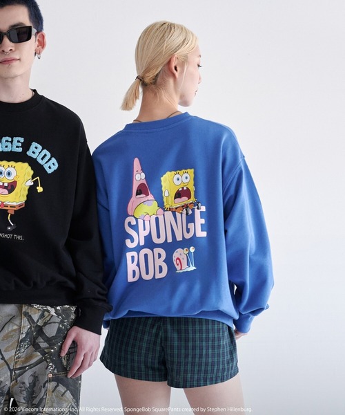 Ha-Li-C STORE(ハリックストア)の「【スポンジ・ボブ】発砲ロゴスウェット(スウェット・メンズ・ブラック/ライトグレー/ブルー/レッド・LARGE/X-LARGE/MEDIUM)」の10枚目の写真