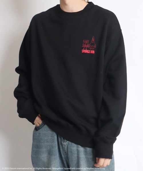 Ha-Li-C STORE(ハリックストア)の「【スポンジ・ボブ】発砲ロゴスウェット(スウェット・メンズ・ブラック/ライトグレー/ブルー/レッド・LARGE/X-LARGE/MEDIUM)」の12枚目の写真