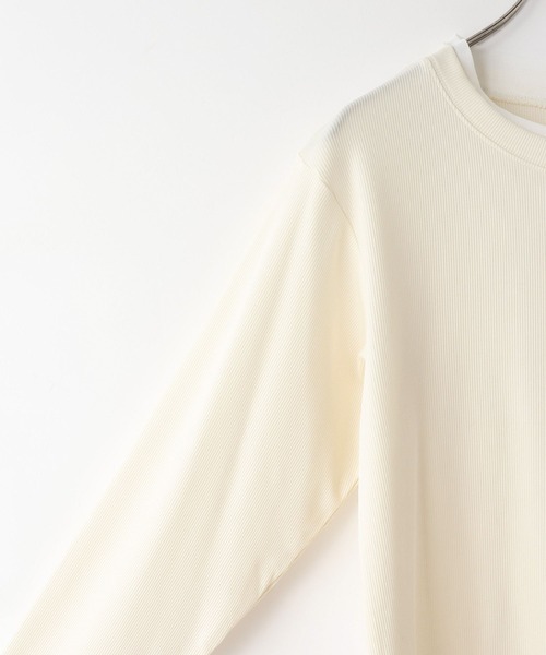 LOWRYS FARM（ローリーズファーム）の「レイヤードクルーＬＳ 1074089（Tシャツ/カットソー・レディース・イエロー/ブラック/ホワイト/グレー・FREE）」の17枚目の写真