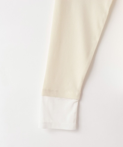LOWRYS FARM（ローリーズファーム）の「レイヤードクルーＬＳ 1074089（Tシャツ/カットソー・レディース・イエロー/ブラック/ホワイト/グレー・FREE）」の18枚目の写真