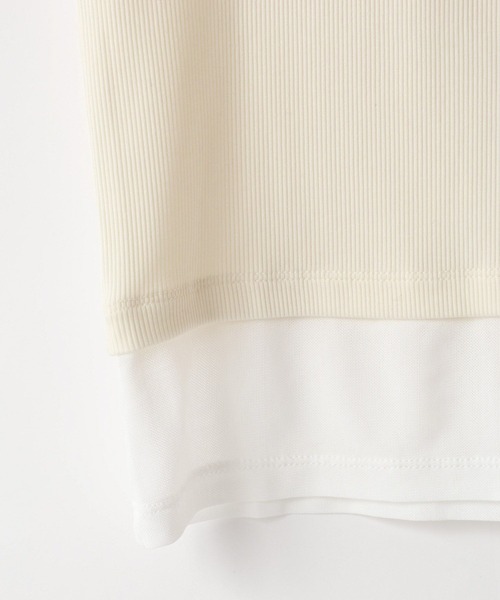 LOWRYS FARM（ローリーズファーム）の「レイヤードクルーＬＳ 1074089（Tシャツ/カットソー・レディース・イエロー/ブラック/ホワイト/グレー・FREE）」の22枚目の写真