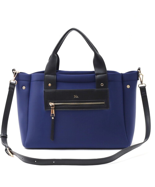COOCO（クーコ）の「ＷＥＴＳＵＩＴ　ｍａｔ．　２ＷＡＹ　ＴＯＴＥ　ＢＡＧ／Ａ４対応（ハンドバッグ・レディース・ブラック/カモフラージュ/ネイビー/カーキ・FREE）」の6枚目の写真