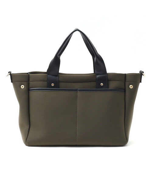 COOCO（クーコ）の「ＷＥＴＳＵＩＴ　ｍａｔ．　２ＷＡＹ　ＴＯＴＥ　ＢＡＧ／Ａ４対応（ハンドバッグ・レディース・ブラック/カモフラージュ/ネイビー/カーキ・FREE）」の14枚目の写真