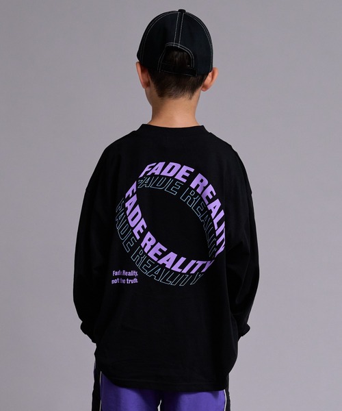 PAIRMANON STREET(ペアマノンストリート)の「【90-160cm】吸水速乾 アソート ロゴ プリント ロンT 長袖 Tシャツ 【PAIRMANON STREET】(Tシャツ/カットソー・キッズ・ベージュ系その他/ブラック系その他/レッド/ブラック/パープル/ホワイト/ホワイト系その他/グレー・90/160/100/130/120/110/150/140)」の4枚目の写真