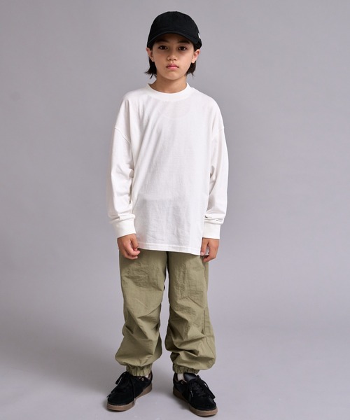 PAIRMANON STREET(ペアマノンストリート)の「【90-160cm】吸水速乾 アソート ロゴ プリント ロンT 長袖 Tシャツ 【PAIRMANON STREET】(Tシャツ/カットソー・キッズ・ベージュ系その他/ブラック系その他/レッド/ブラック/パープル/ホワイト/ホワイト系その他/グレー・90/160/100/130/120/110/150/140)」の10枚目の写真