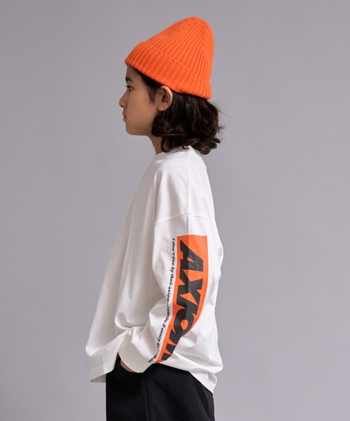 PAIRMANON STREET(ペアマノンストリート)の「【90-160cm】吸水速乾 アソート ロゴ プリント ロンT 長袖 Tシャツ 【PAIRMANON STREET】(Tシャツ/カットソー・キッズ・ベージュ系その他/ブラック系その他/レッド/ブラック/パープル/ホワイト/ホワイト系その他/グレー・90/160/100/130/120/110/150/140)」の12枚目の写真