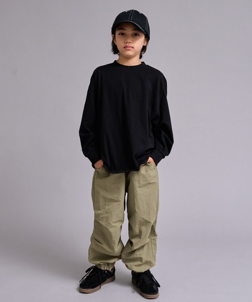 PAIRMANON STREET(ペアマノンストリート)の「【90-160cm】吸水速乾 アソート ロゴ プリント ロンT 長袖 Tシャツ 【PAIRMANON STREET】(Tシャツ/カットソー・キッズ・ベージュ系その他/ブラック系その他/レッド/ブラック/パープル/ホワイト/ホワイト系その他/グレー・90/160/100/130/120/110/150/140)」の17枚目の写真