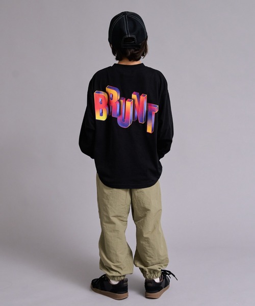 PAIRMANON STREET(ペアマノンストリート)の「【90-160cm】吸水速乾 アソート ロゴ プリント ロンT 長袖 Tシャツ 【PAIRMANON STREET】(Tシャツ/カットソー・キッズ・ベージュ系その他/ブラック系その他/レッド/ブラック/パープル/ホワイト/ホワイト系その他/グレー・90/160/100/130/120/110/150/140)」の18枚目の写真