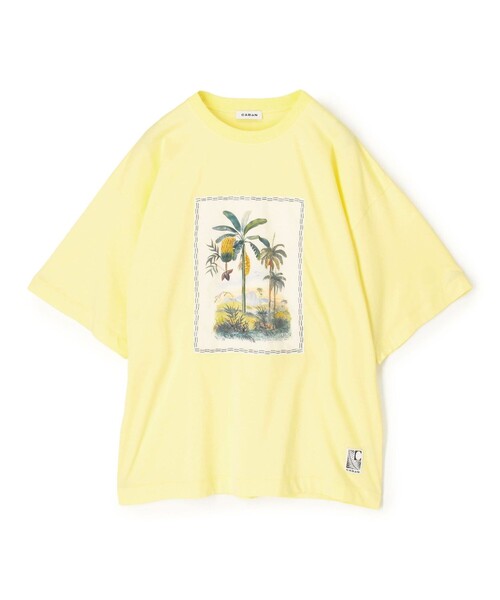 caban(キャバン)の「スビンコットン TROPICAL HORIZON Tシャツ(Tシャツ/カットソー・メンズ・カーキ/イエロー系その他/ブラック系その他/ホワイト系その他・M/S/L)」の4枚目の写真