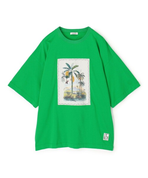 caban(キャバン)の「スビンコットン TROPICAL HORIZON Tシャツ(Tシャツ/カットソー・メンズ・カーキ/イエロー系その他/ブラック系その他/ホワイト系その他・M/S/L)」の1枚目の写真