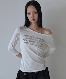 not simple ロングスリーブ(アイボリー)