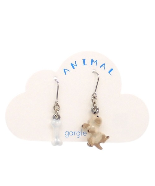 gargle(ガーグル)の「gargle ガーグル:アニマルシリーズ わんこポーズ 犬 ドッグ ダックス ダックスフンド ピアス(ピアス(両耳用)・レディース・ブラウン/ブラック/ホワイト・FREE)」の10枚目の写真