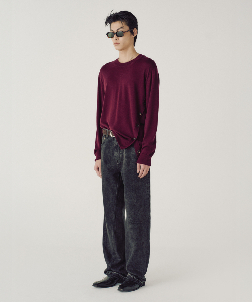 MMIC(エムエムアイシー)の「BIAS SHIFT JEANS (WASHED BLACK)(デニムパンツ・メンズ・その他・SMALL/MEDIUM/LARGE)」の3枚目の写真