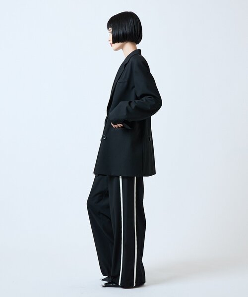 Lui's(ルイス)の「ライン2wayワイドパンツ(その他パンツ・レディース・ブラック/グレー・FREE)」の15枚目の写真