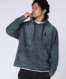 [WEB限定]フェイクスエード サイドZIPフーディー