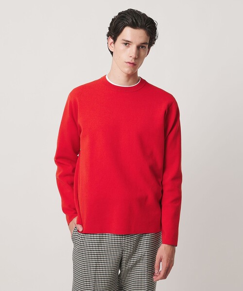 UNITED ARROWS(ユナイテッドアローズ)の「フォーシーズンズ ミラノリブ クルーネック ニット(ニット/セーター・メンズ・オレンジ/ナチュラル/ブラック・M/L/XL/S)」の6枚目の写真