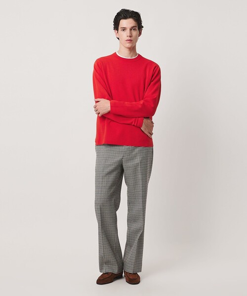 UNITED ARROWS(ユナイテッドアローズ)の「フォーシーズンズ ミラノリブ クルーネック ニット(ニット/セーター・メンズ・オレンジ/ナチュラル/ブラック・M/L/XL/S)」の7枚目の写真