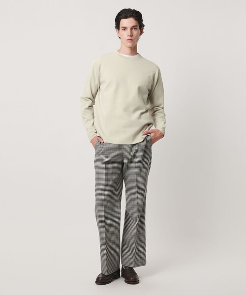 UNITED ARROWS(ユナイテッドアローズ)の「フォーシーズンズ ミラノリブ クルーネック ニット(ニット/セーター・メンズ・オレンジ/ナチュラル/ブラック・M/L/XL/S)」の10枚目の写真