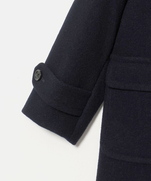 green label relaxing(グリーンレーベルリラクシング)の「【WEB限定】ロング ダッフルコート(ダッフルコート・レディース・ネイビー/ナチュラル・38/36/40)」の5枚目の写真