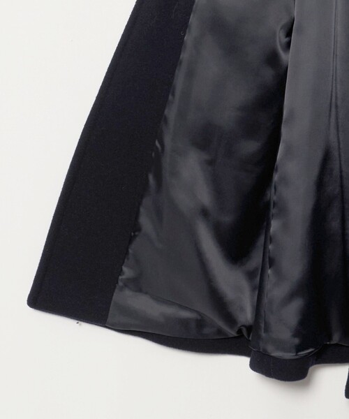green label relaxing(グリーンレーベルリラクシング)の「【WEB限定】ロング ダッフルコート(ダッフルコート・レディース・ネイビー/ナチュラル・38/36/40)」の9枚目の写真