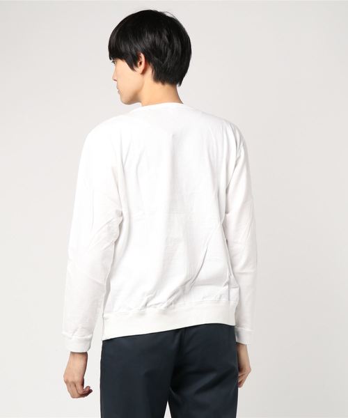 Denime（ドゥニーム）の「【FRUIT OF THE LOOM】プリントクルーネックロンT-JACKSONS-（Tシャツ/カットソー・メンズ・ホワイト/ブラック/グレー・LARGE/MEDIUM）」の5枚目の写真