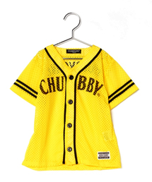 CHUBBYGANG | メッシュ地　ベースボール半袖シャツ(シャツ/ブラウス)