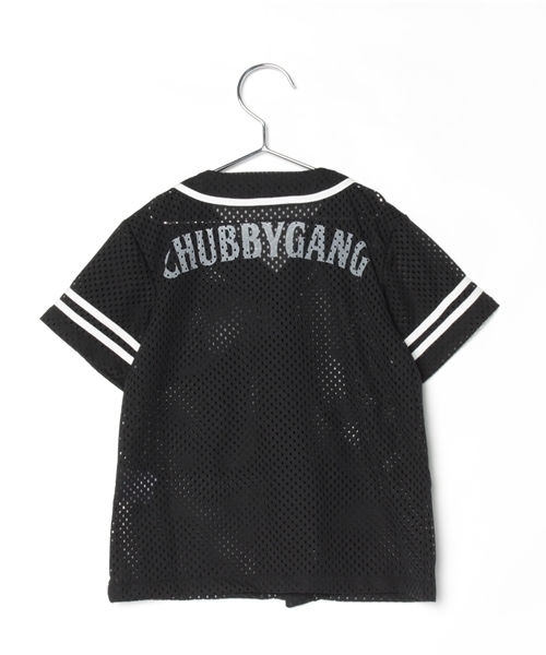 CHUBBYGANG(チャビーギャング)の「メッシュ地 ベースボール半袖シャツ(シャツ/ブラウス・キッズ・イエロー/ブラック/ホワイト・130/110/100/120/90)」の4枚目の写真