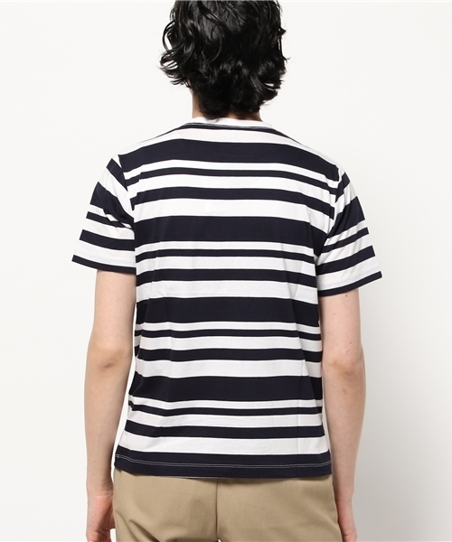 ADAM ET ROPE'（アダムエロペ）の「ボーダーポケットTシャツ（Tシャツ/カットソー・メンズ・ブルー系その他/アイボリー/ホワイト系その他・MEDIUM/LARGE）」の5枚目の写真