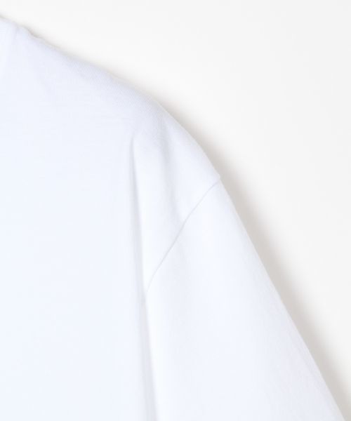 RAGEBLUE(レイジブルー)の「【GUNZE/グンゼ】別注クルーネックTシャツ/727226(Tシャツ/カットソー・メンズ・ホワイト/オリーブ/ネイビー・LARGE/SMALL/MEDIUM)」の6枚目の写真