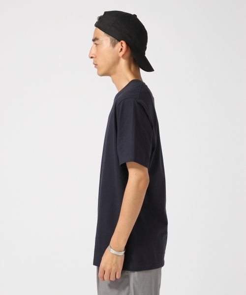RAGEBLUE(レイジブルー)の「【GUNZE/グンゼ】別注クルーネックTシャツ/727226(Tシャツ/カットソー・メンズ・ホワイト/オリーブ/ネイビー・LARGE/SMALL/MEDIUM)」の14枚目の写真
