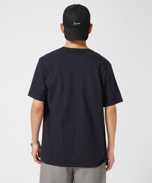 RAGEBLUE(レイジブルー)の「【GUNZE/グンゼ】別注クルーネックTシャツ/727226(Tシャツ/カットソー・メンズ・ホワイト/オリーブ/ネイビー・LARGE/SMALL/MEDIUM)」の15枚目の写真