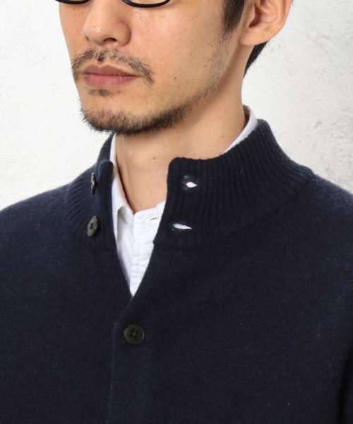 green label relaxing（グリーンレーベルリラクシング）の「KC LAMB/NY W/F R/N カーディガン◆（カーディガン/ボレロ・メンズ・グレー/ワインレッド/ネイビー・LARGE/MEDIUM/SMALL/X-LARGE）」の17枚目の写真