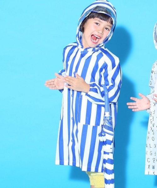 MR(まる)の「レインコート(レインコート/ポンチョ・キッズ・チャコール/ブルー/オフホワイト・90㎝/120cm/110cm/140cm/100cm/130cm)」の12枚目の写真