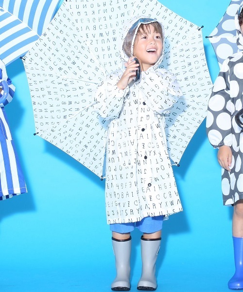 MR(まる)の「レインコート(レインコート/ポンチョ・キッズ・チャコール/ブルー/オフホワイト・90㎝/120cm/110cm/140cm/100cm/130cm)」の11枚目の写真