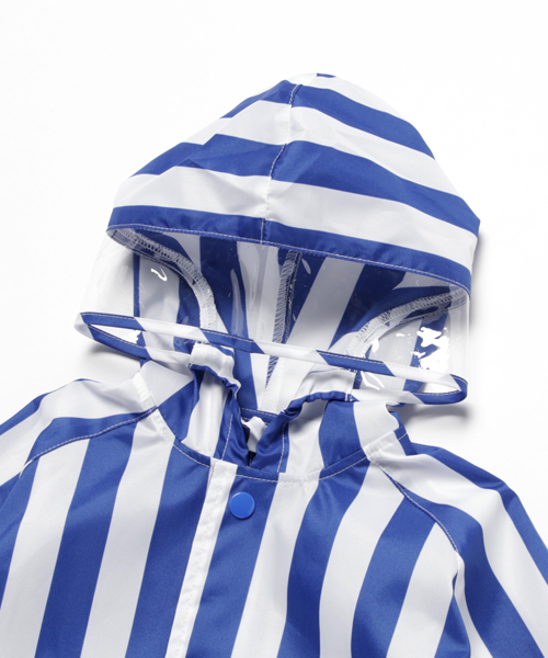 MR(まる)の「レインコート(レインコート/ポンチョ・キッズ・チャコール/ブルー/オフホワイト・90㎝/120cm/110cm/140cm/100cm/130cm)」の6枚目の写真