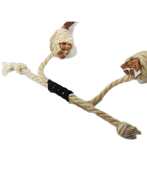 ８(eight)（エイト）の「編み込み レザーブレスレット（ブレスレット・メンズ・キャメル/カラフル/ブラック/ブラウン・FREE）」の5枚目の写真