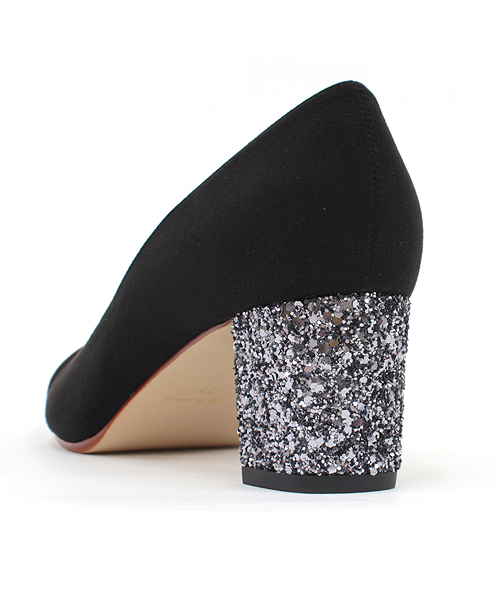 Carlie e felice(カーリーエフェリーチェ)の「【MADE IN JAPAN】【安心の日本製】ポインテッドトゥ切り替えパンプス【Carlie e felice/カーリーエフェリーチェ】(パンプス・レディース・ベージュ/ブラック/チェック/キャメル・24.0cm/25.0cm/23.0cm/22.0cm/22.5cm/23.5cm/24.5cm)」の9枚目の写真