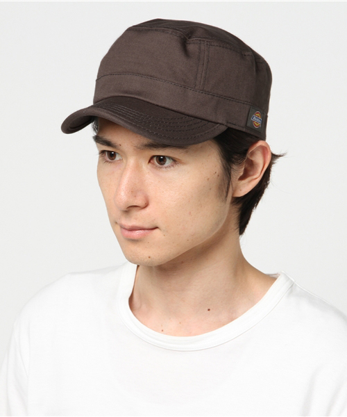 Dickies（ディッキーズ）の「【Dickies/ディッキーズ】ワークキャップ（キャップ・メンズ・ネイビー/ブラック/チャコールグレー/ライトブラウン/カーキ・FREE）」の3枚目の写真