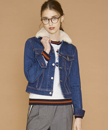 GUILD PRIME | 【GUILD PRIME】WOMENS ファーコンビGジャン(デニムジャケット)