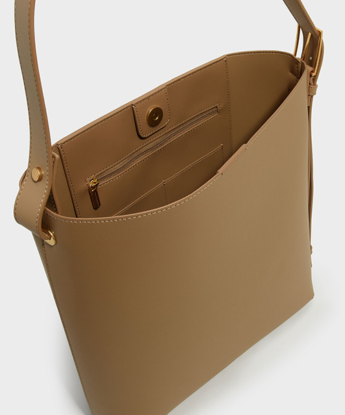 CHARLES & KEITH ブラック スラウチーハンドバッグ スラウチーバッグ(レディース) | CHARLES & KEITH (チャールズ