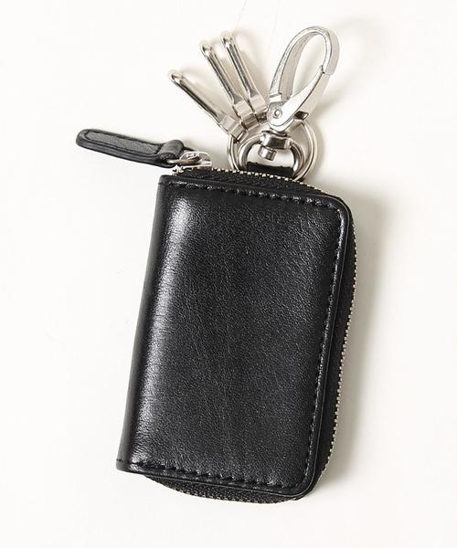 coen（コーエン）の「イタリアンレザースマートキーケース（キーケース/キーアクセサリー・メンズ・ブラック/ライトブラウン・FREE）」の5枚目の写真